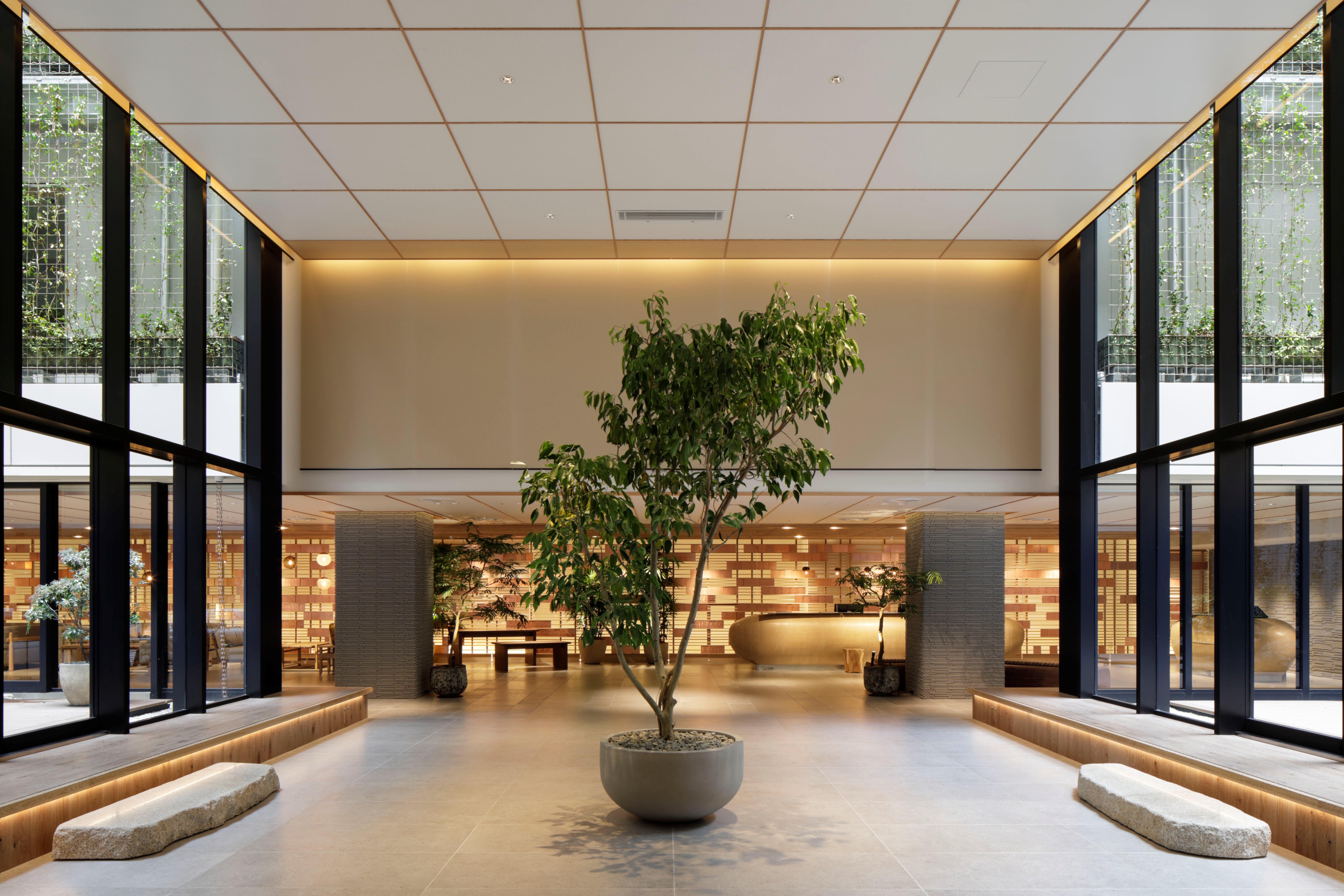 Good Nature Hotel Kioto Exterior foto The lobby of the hotel