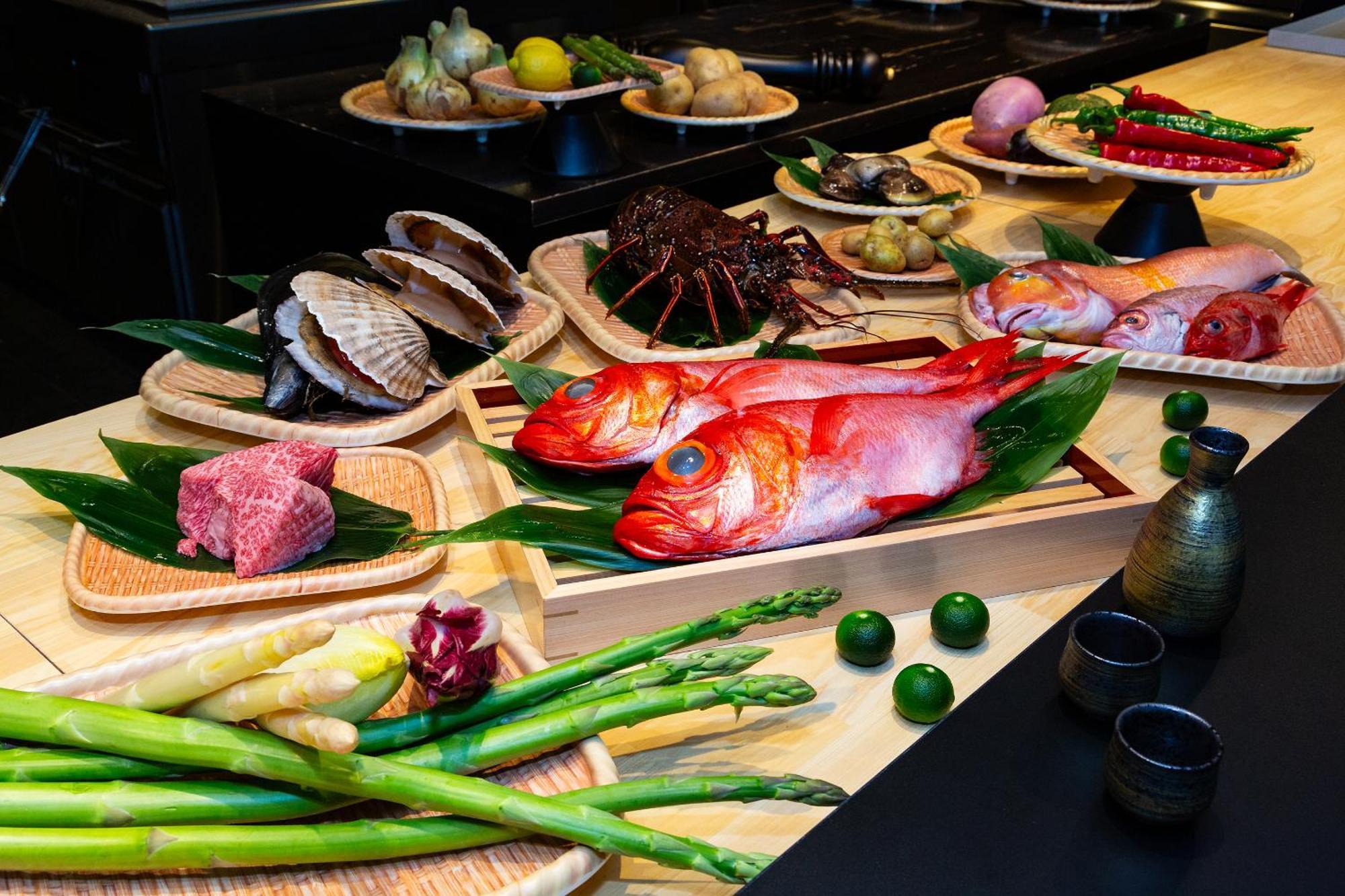 Good Nature Hotel Kioto Exterior foto Ingredients for a Japanese meal
